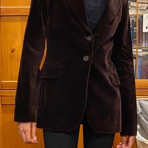 Theory Women’s Velvet Blazer sz P